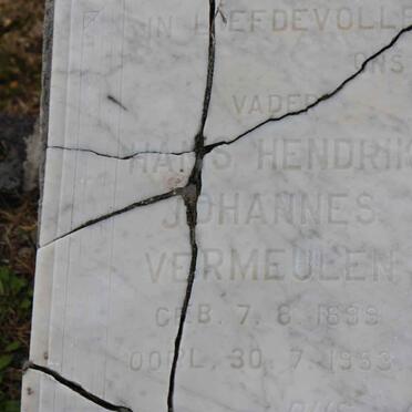 VERMEULEN Hans Hendrik Johannes 1899-1953 &amp; Susara Maria Isabella SWART 1903-1978