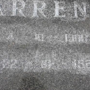 WARREN Caroline 1906-1981