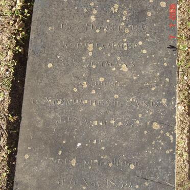 KOHRHAMMER Eva Dorothea nee LEHMANN 1757-1839