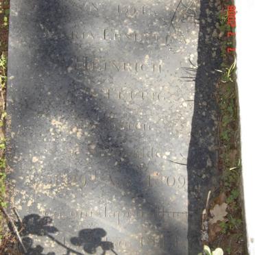 HEINRICH Maria Ernestina nee TEURIG 1809-1844