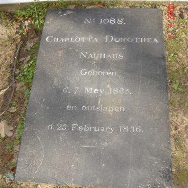 NAUHAUS Charlotta Dorothea 1835-1836