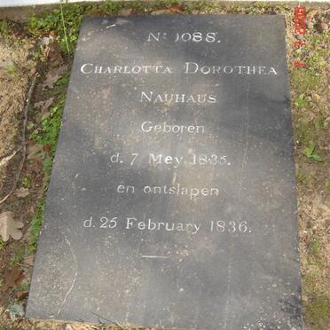 NAUHAUS Charlotta Dorothea 1835-1836