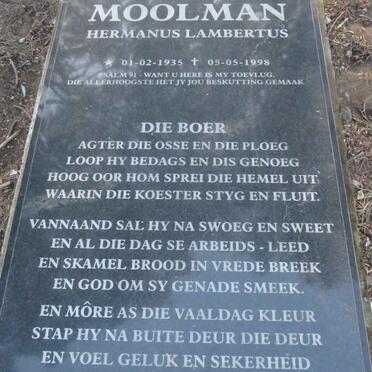 MOOLMAN Hermanus Lambertus 1935-1998 _2