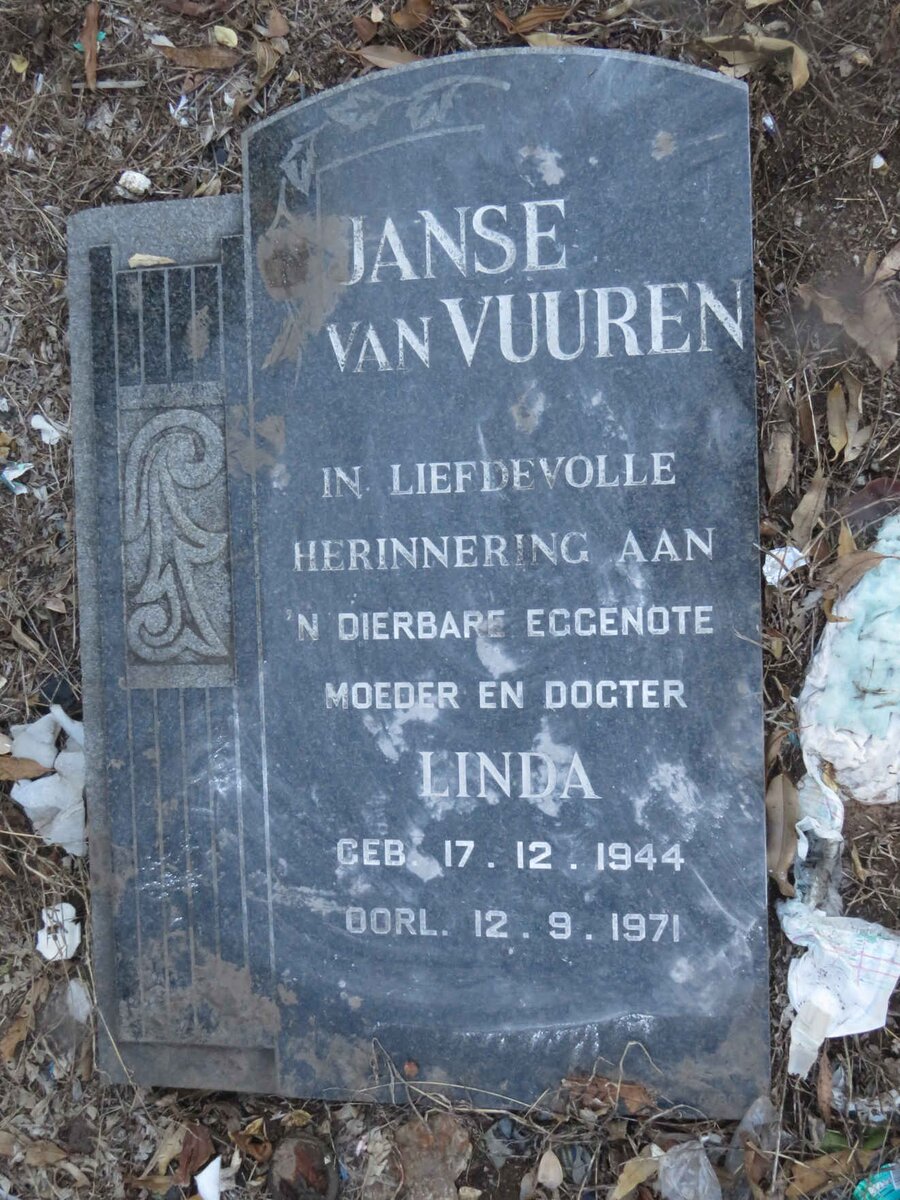 VUUREN Linda, Janse van 1944-1971