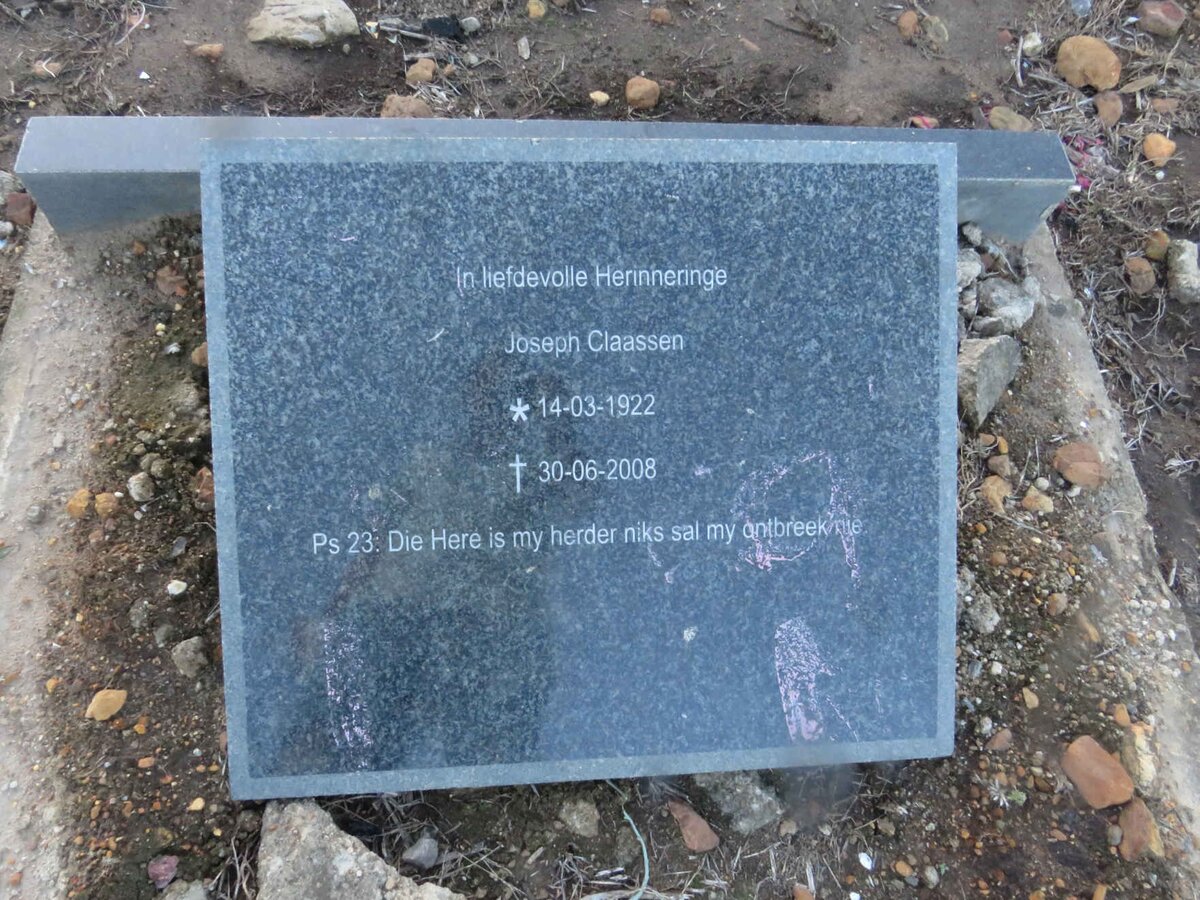 CLAASSEN Joseph 1922-2008