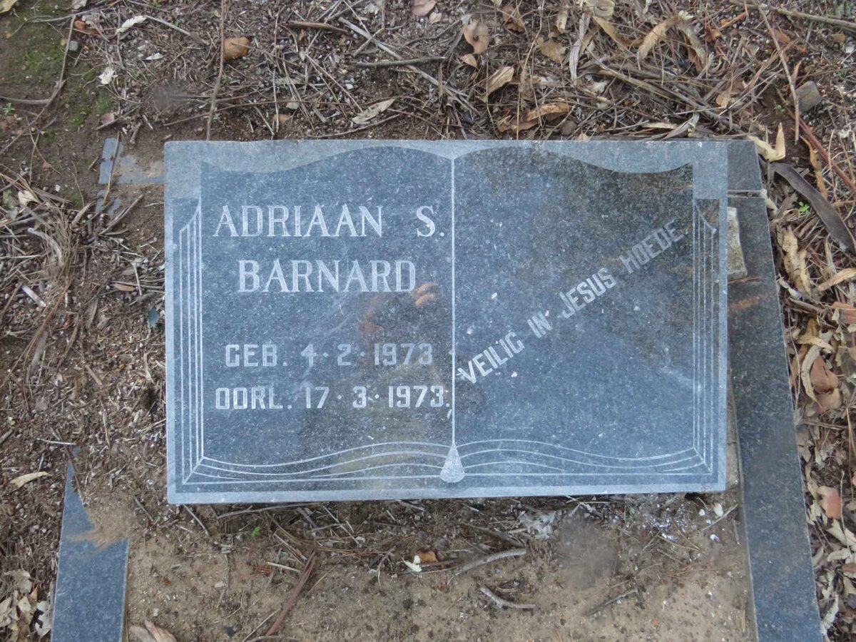 BARNARD Adriaan S. 1973-1973