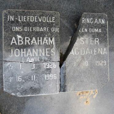 CROUSE Abraham Johannes 1926-1996 & Hester Magdalena 1929- _2