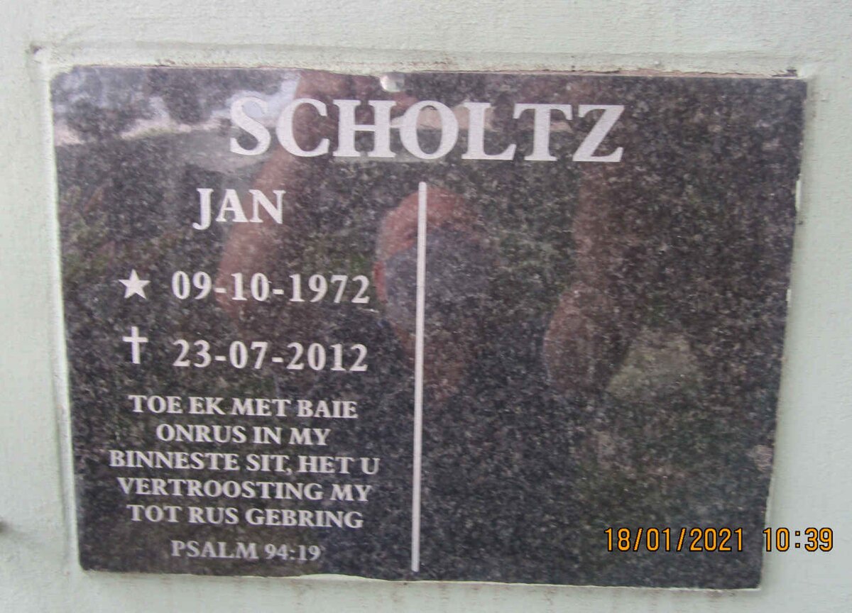 SCHOLTZ Jan 1972-2012