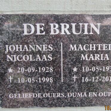 BRUIN Johannes Nicolaas, de 1928-1998 &amp; Machteld Maria 1933-2013