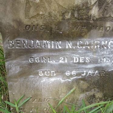 CAIRNCROSS Benjamin N. -1932 