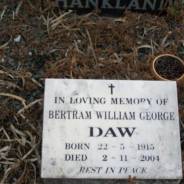 DAW Bertram William George 1915-2004