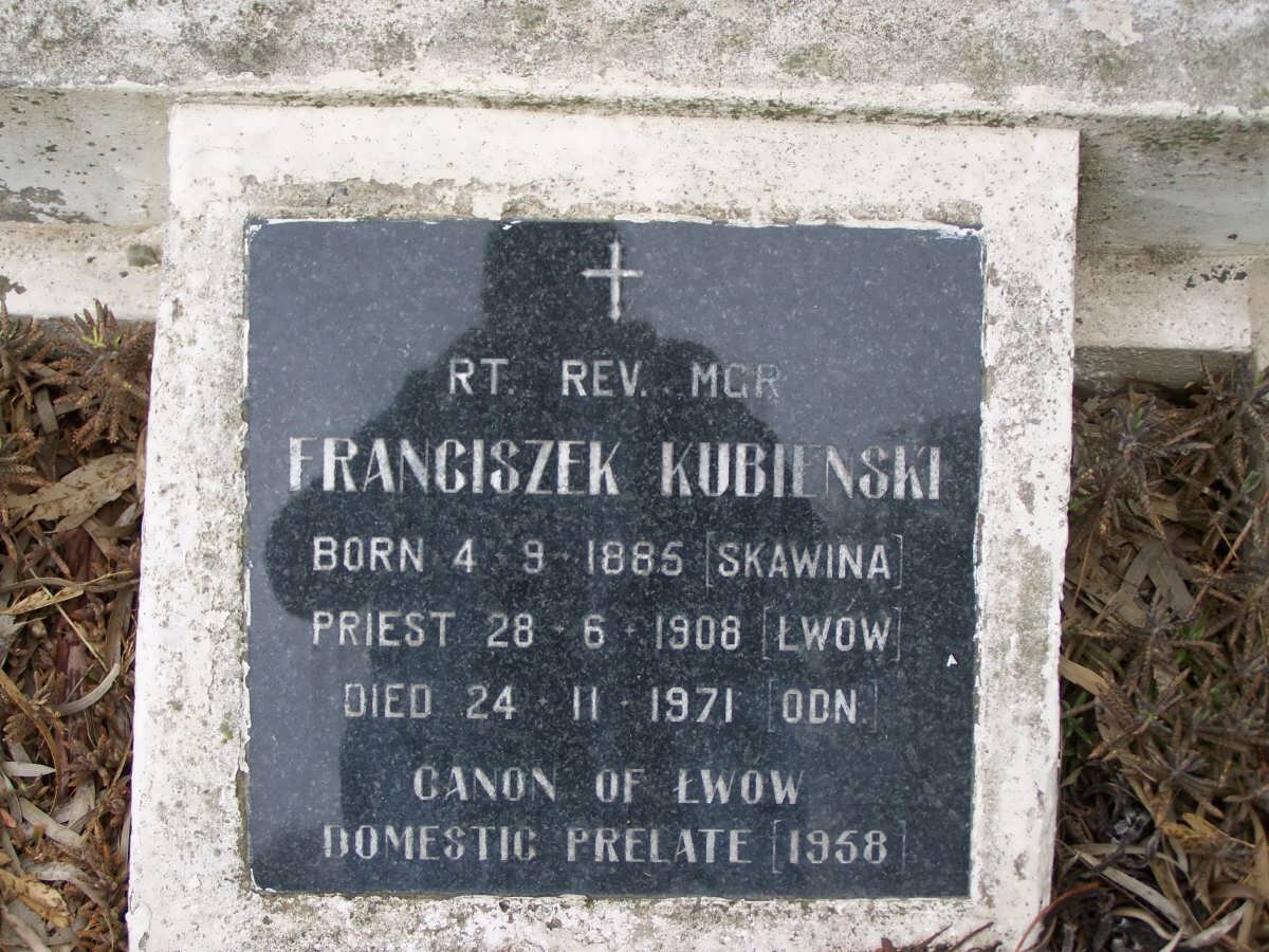 KUBIENSKI Franciszek 1885-1971