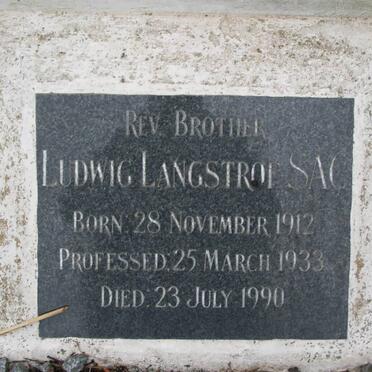 LANGSTROF Ludwig 1912-1990