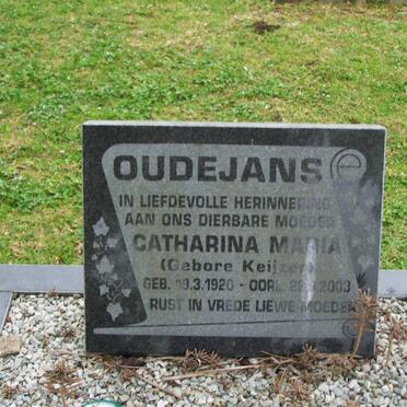 OUDEJANS Catharina Maria geb KEIJZER 1920-2003