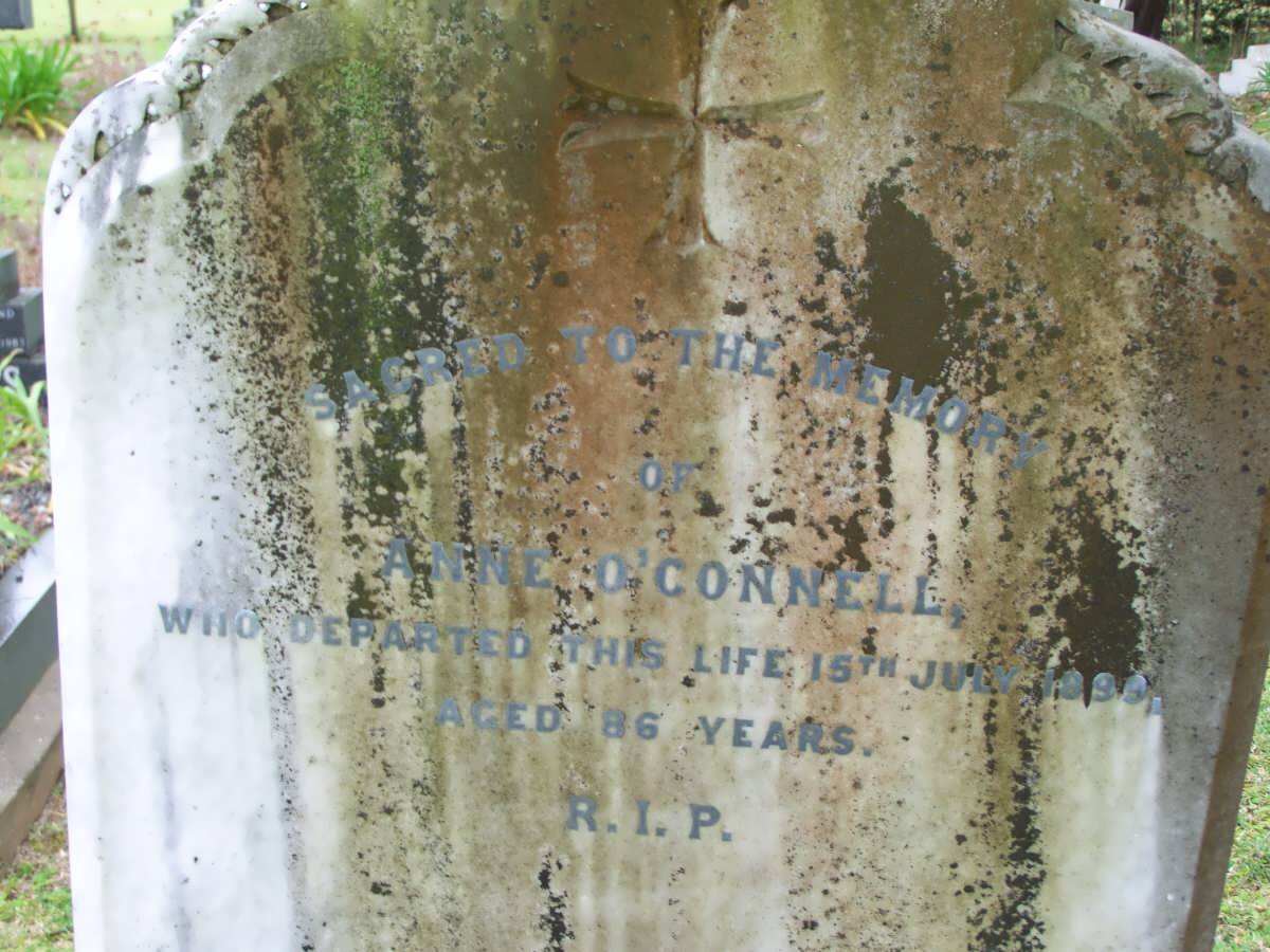 O'CONNELL Anne -1899