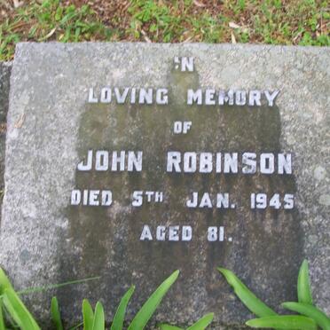 ROBINSON John -1945