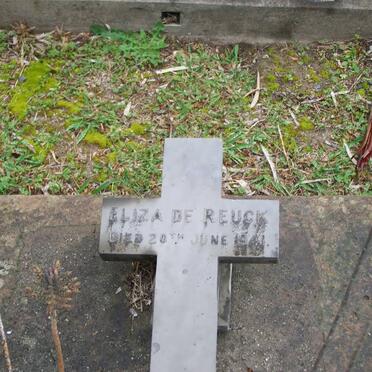 REUCK Eliza, de  -1941