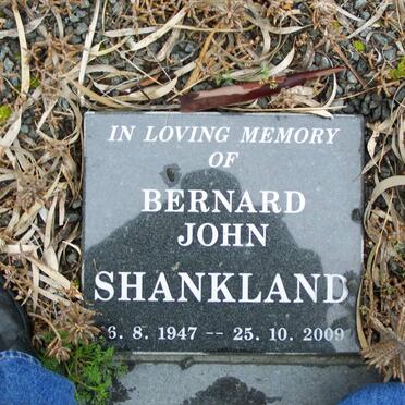 SHANKLAND Bernard John 1947-2009