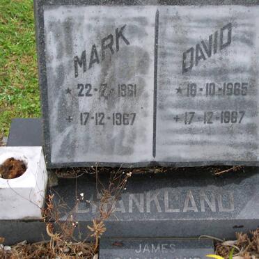 SHANKLAND Mark 1961-1967 :: SHANKLAND David 1965-1967