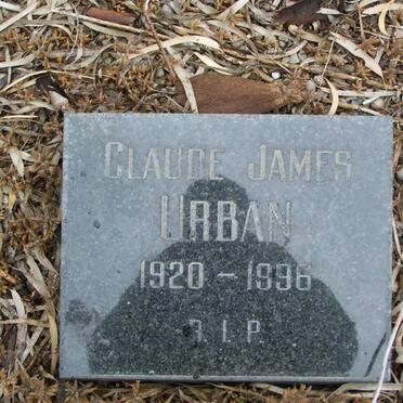 URBAN Claude James 1920-1996