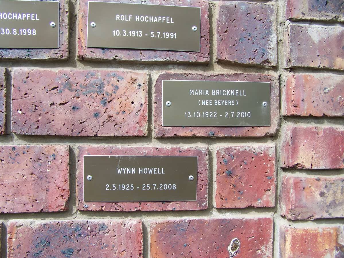 BRICKNELL :: HOWELL :: HOCHAPFEL