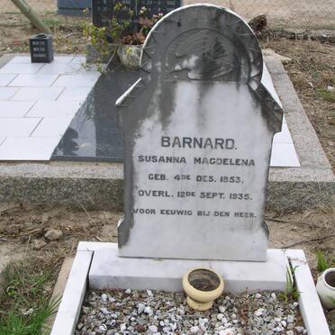 BARNARD Susanna Magdalena 1853-1935