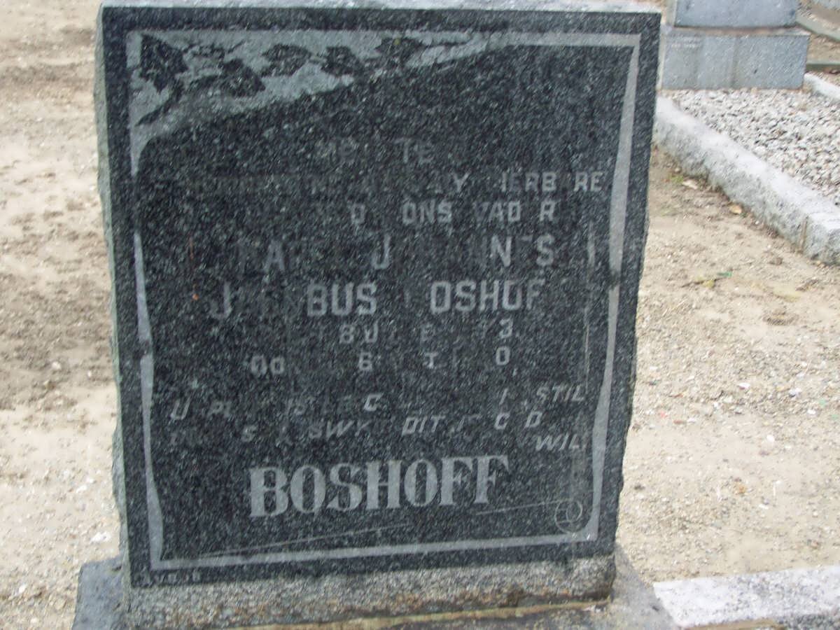 BOSHOFF Jacobus