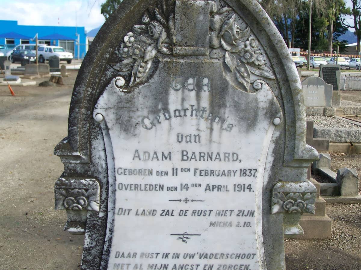 BARNARD Adam 1837-1914