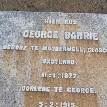 BARRIE George 1877-1915