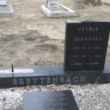 BREYTENBACH Petrus Johannes 1896-1972 &amp; Maria Susara  COETZEE 1898-1948