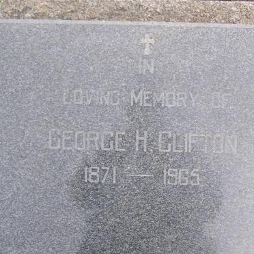 CLIFTON George H. 1871-1965