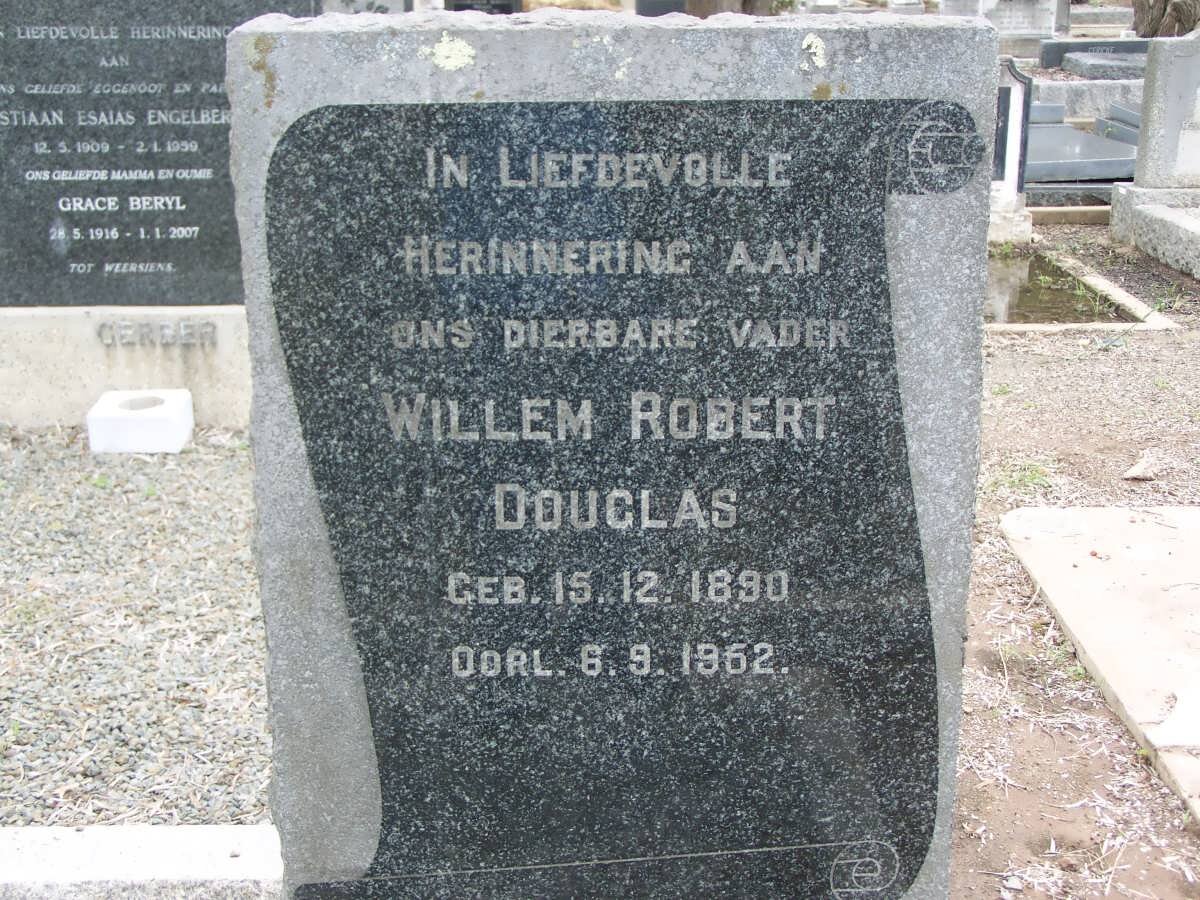 DOUGLAS Willem Robert 1890-1962