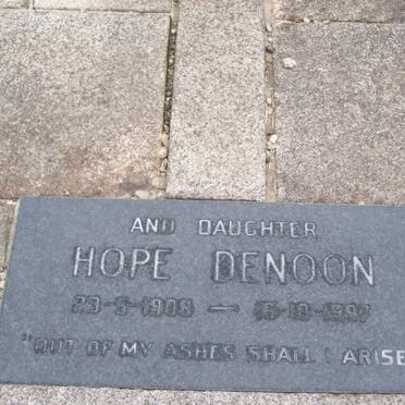 DENOON Hope 1908-1997