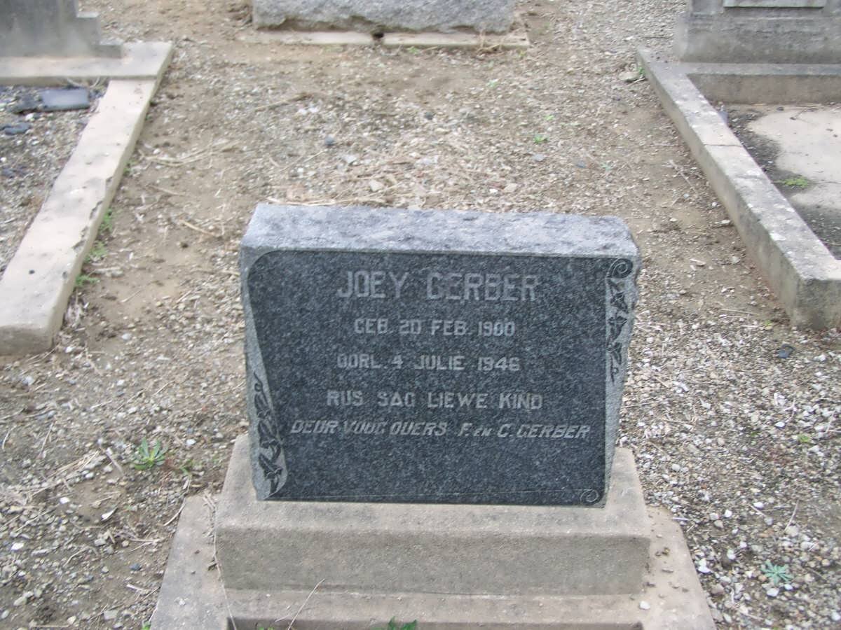 GERBER Joey 1900-1946