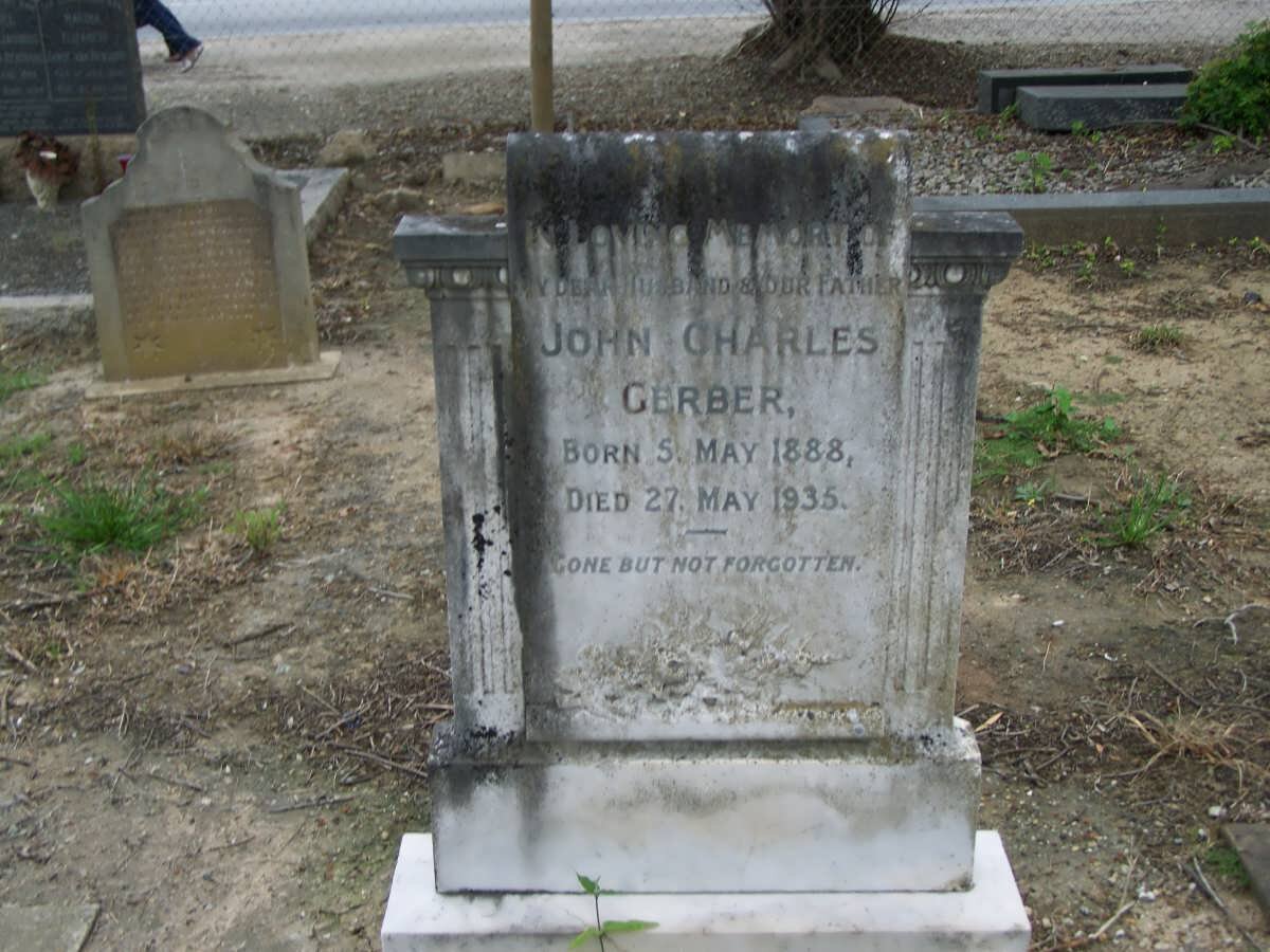 GERBER John Charles 1888-1935