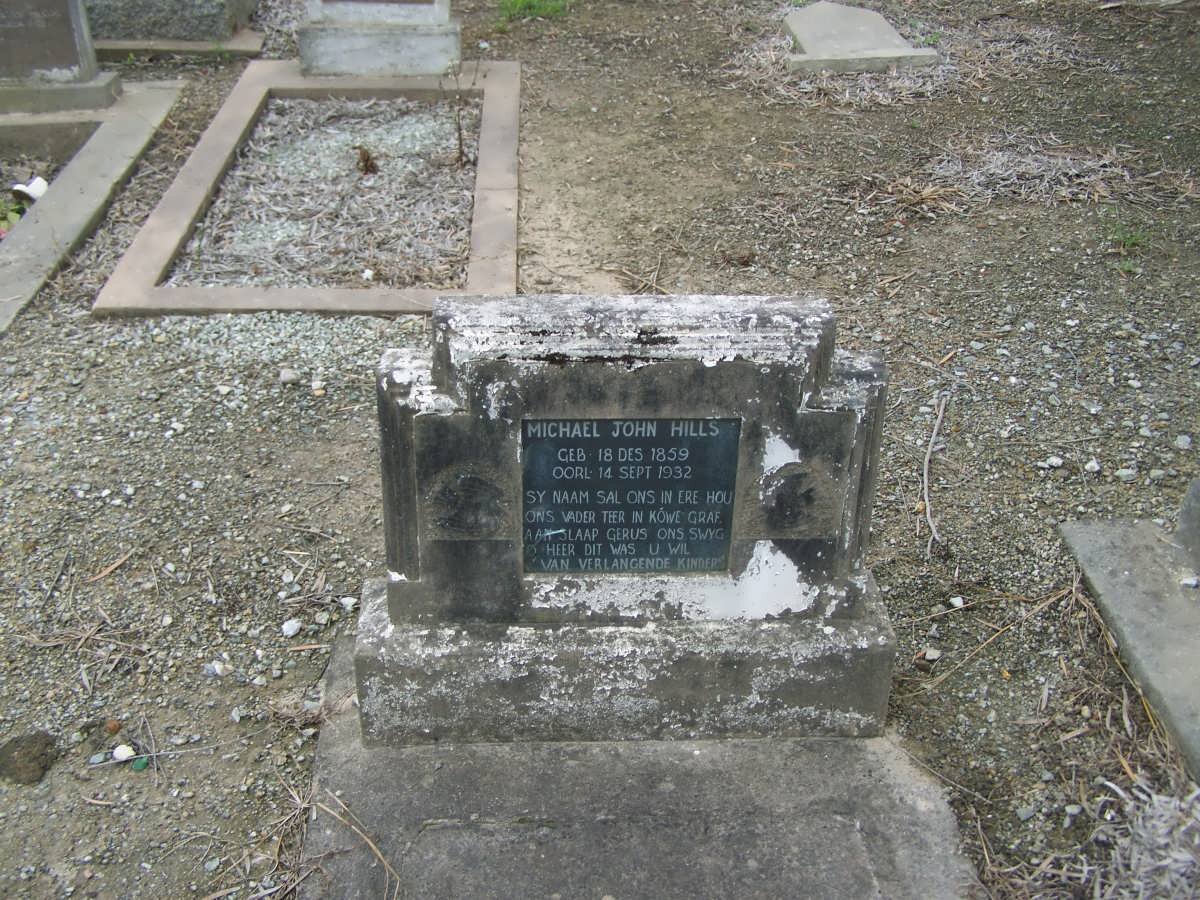 HILLS Michael John 1859-1932