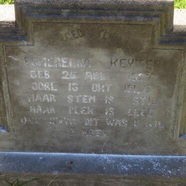 KEYTER Esmerelda 1927-1940