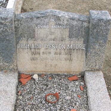 MOORE Bernard Weston 1915-1948