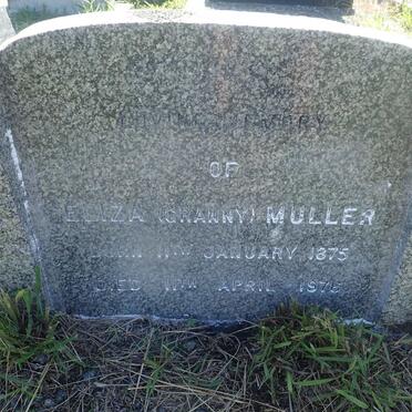 MULLER Eliza 1875-1976