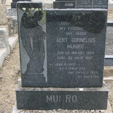 MUNRO Gert Cornelius 1904-1957