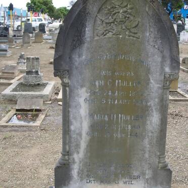 MULLER Jan C. 1873-1938 & Maria M. 1880-1943