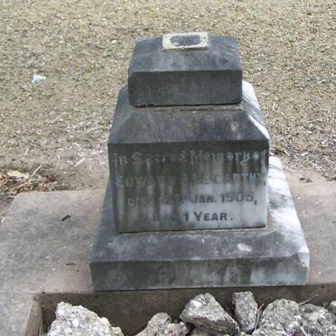 McCARTHY Edward -1905