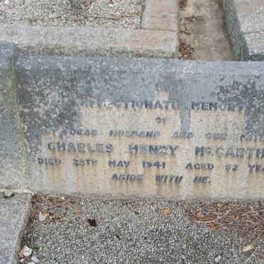 McCARTHY Charles Henry -1941