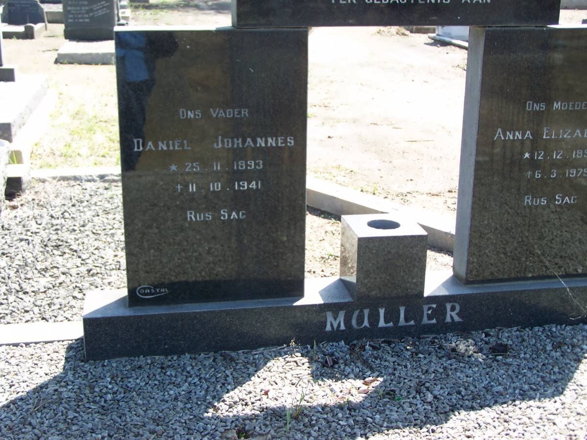 MULLER Daniel Johannes 1893-1941