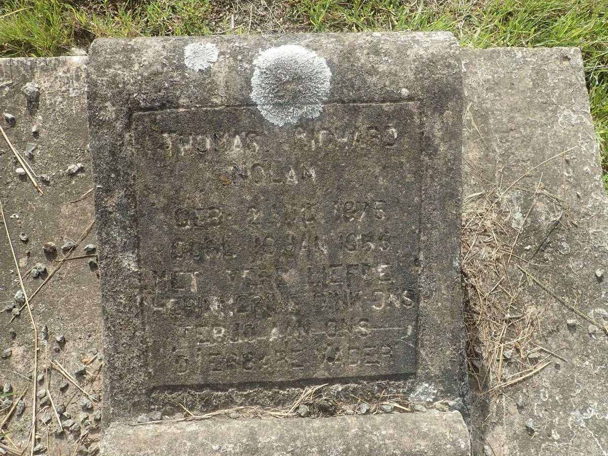 NOLAN Thomas Richard 1875-1955