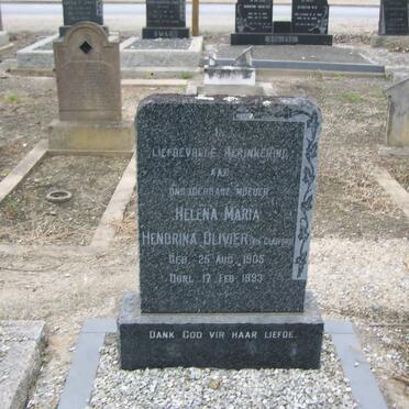 OLIVIER Helena Maria Hendrina nee CRAFFORD 1905-1993