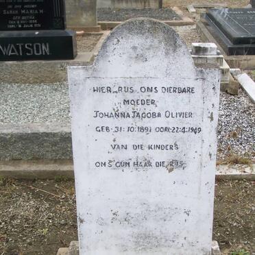 OLIVIER Johanna Jacoba 1891-1949