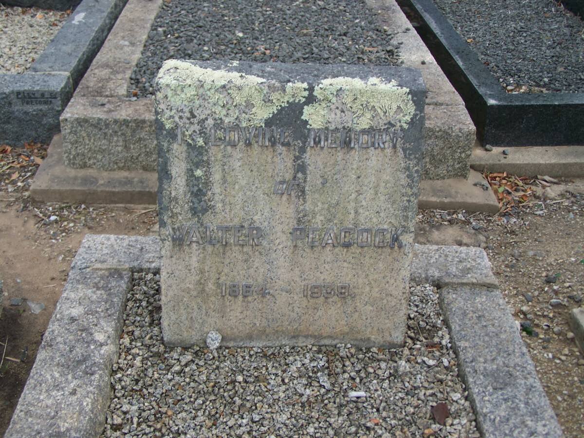 PEACOCK Walter 1864-1939