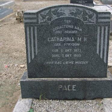 PAGE Catharina M.H. nee STRYDOM 1873-1953
