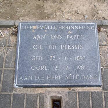 PLESSIS C.L., du 1897-1981
